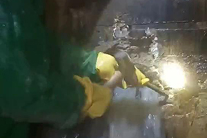 马鞍山消防水池堵漏施工视频